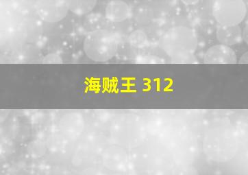 海贼王 312